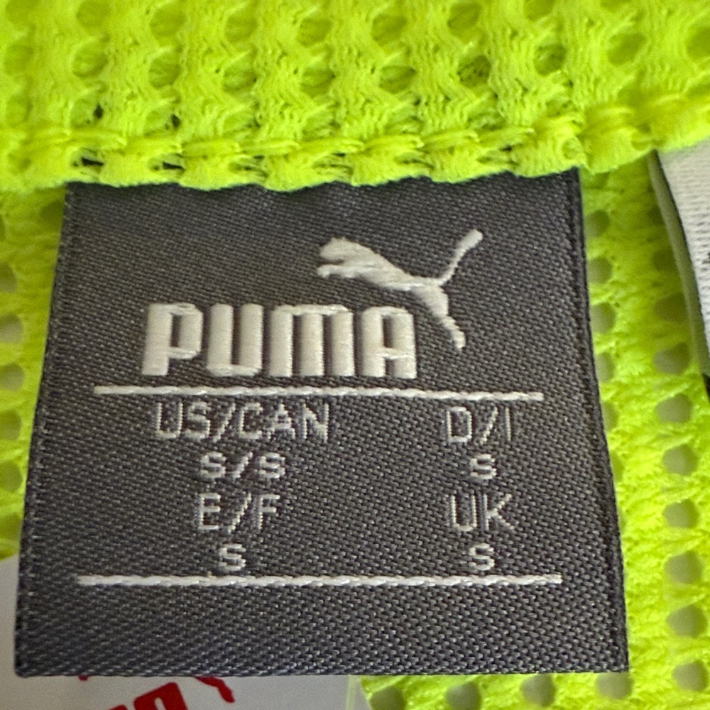 Puma Neon Yellow/green Active Tank top - Picture 5 of 6